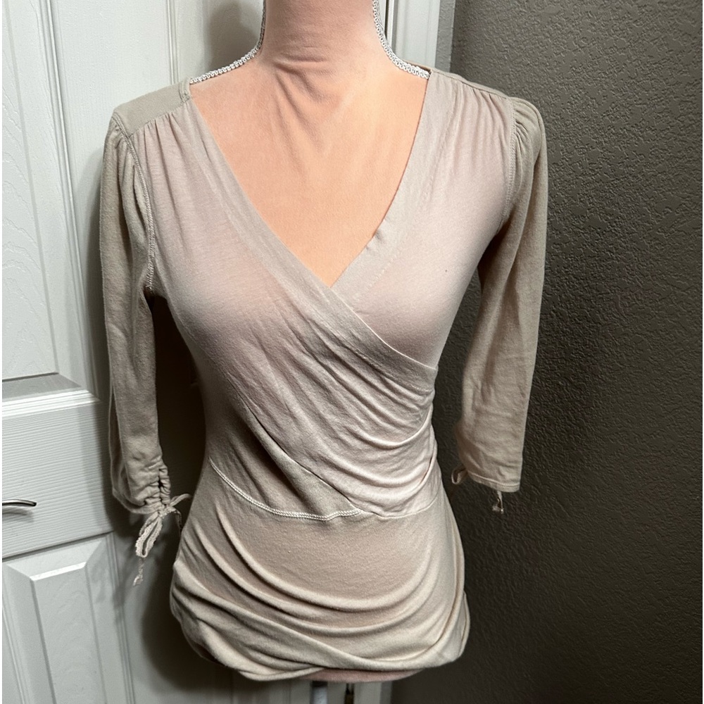 Vintage Free People Wrap Blouse - Picture 3 of 9